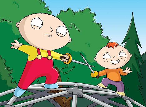 Stewie Vs his rival